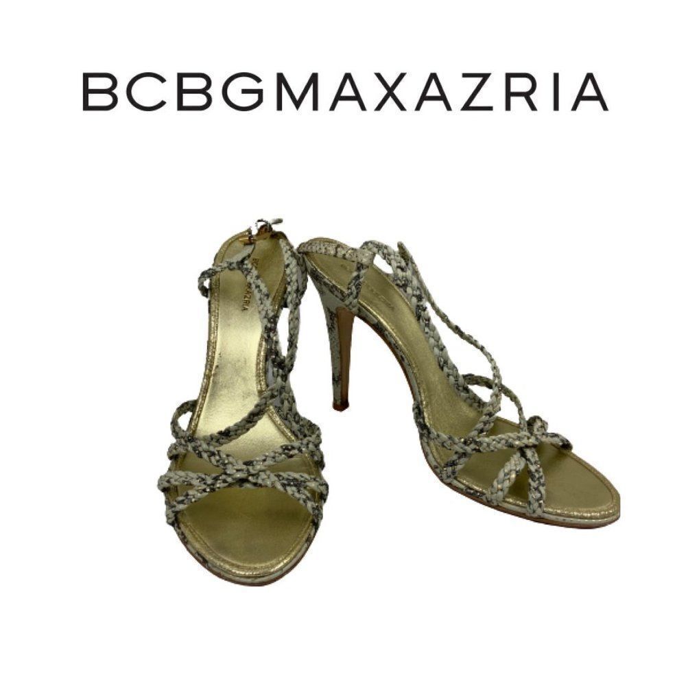 BcbgMaxazria Snake Skin Sandals. Sz 38.5B